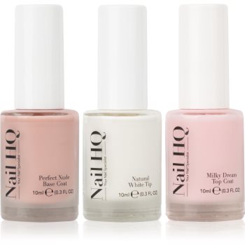 Nail HQ French Manicure Trio Set lac de unghii pentru manichiura frantuzeasca - imagine 2